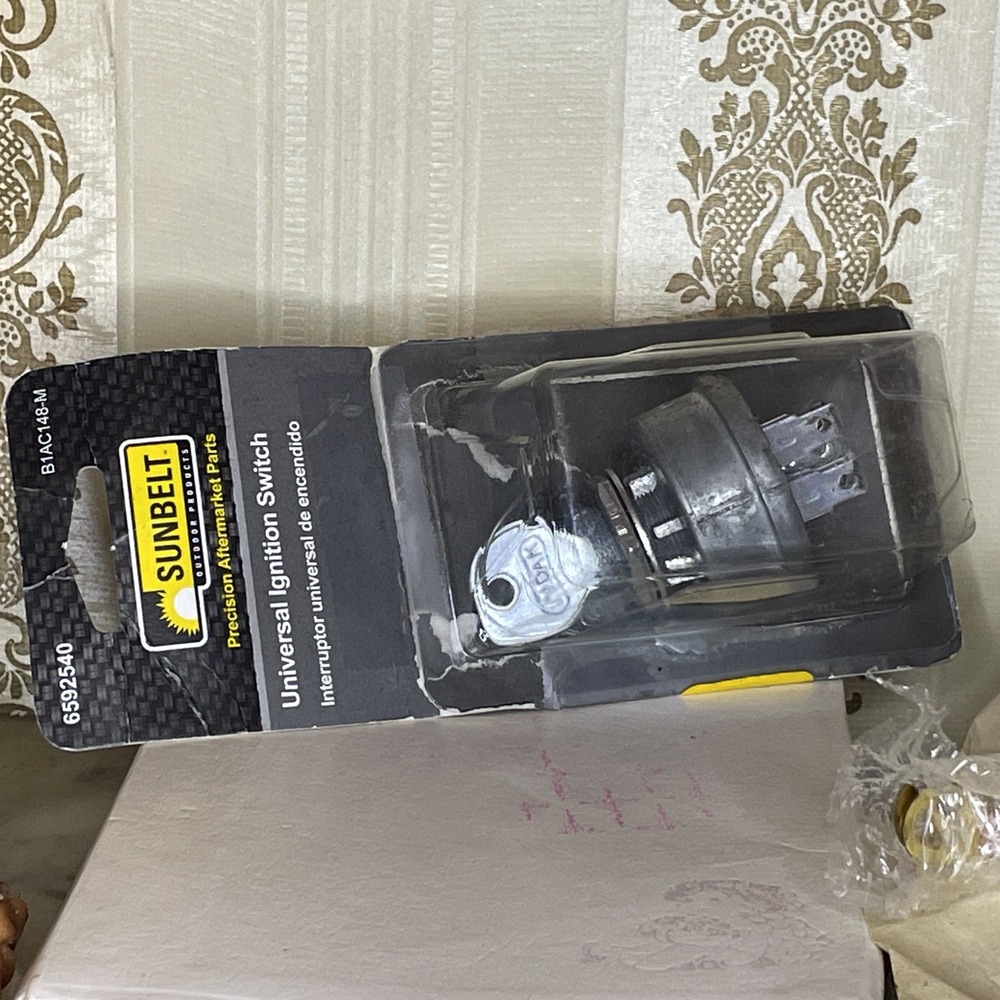 Sunbelt Universal Ignition Switch 3 Position 5 Prong 2 Keys